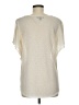 AGB Ivory Short Sleeve Blouse Size M - photo 2
