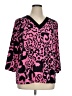 Susan Graver Animal Print Pink Kimono Size XL - photo 1
