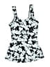 Unbranded Print Gray White One Piece Swimsuit Size XL - photo 1