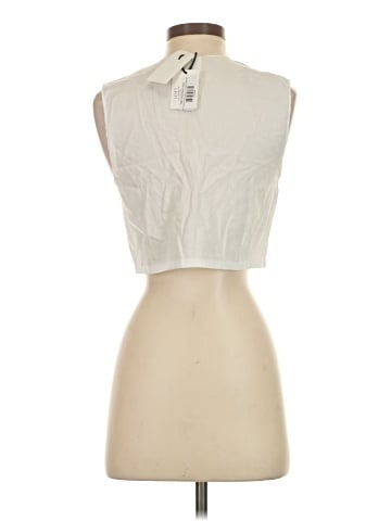 Leset Sleeveless Button-Down Shirt (view 2)