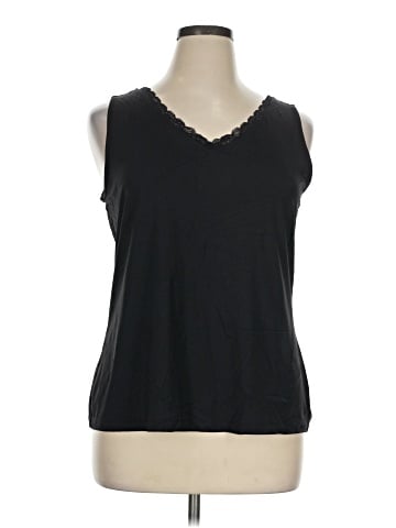 Susan Graver Sleeveless T-Shirt (view 1)