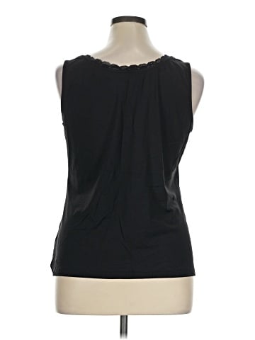 Susan Graver Sleeveless T-Shirt (view 2)