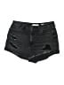 Eunina Black Denim Shorts Size XL - photo 1