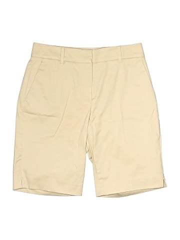 Ann Taylor Khaki Shorts (view 1)