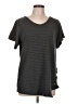 New York Laundry Gray Short Sleeve Top Size L - photo 1