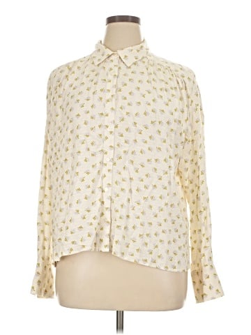 Melrose and Market Long Sleeve Blouse (view 1)
