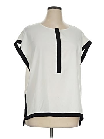 MICHAEL Michael Kors Short Sleeve Blouse (view 1)