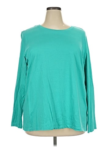 Lands' End 3/4 Sleeve T-Shirt (view 1)