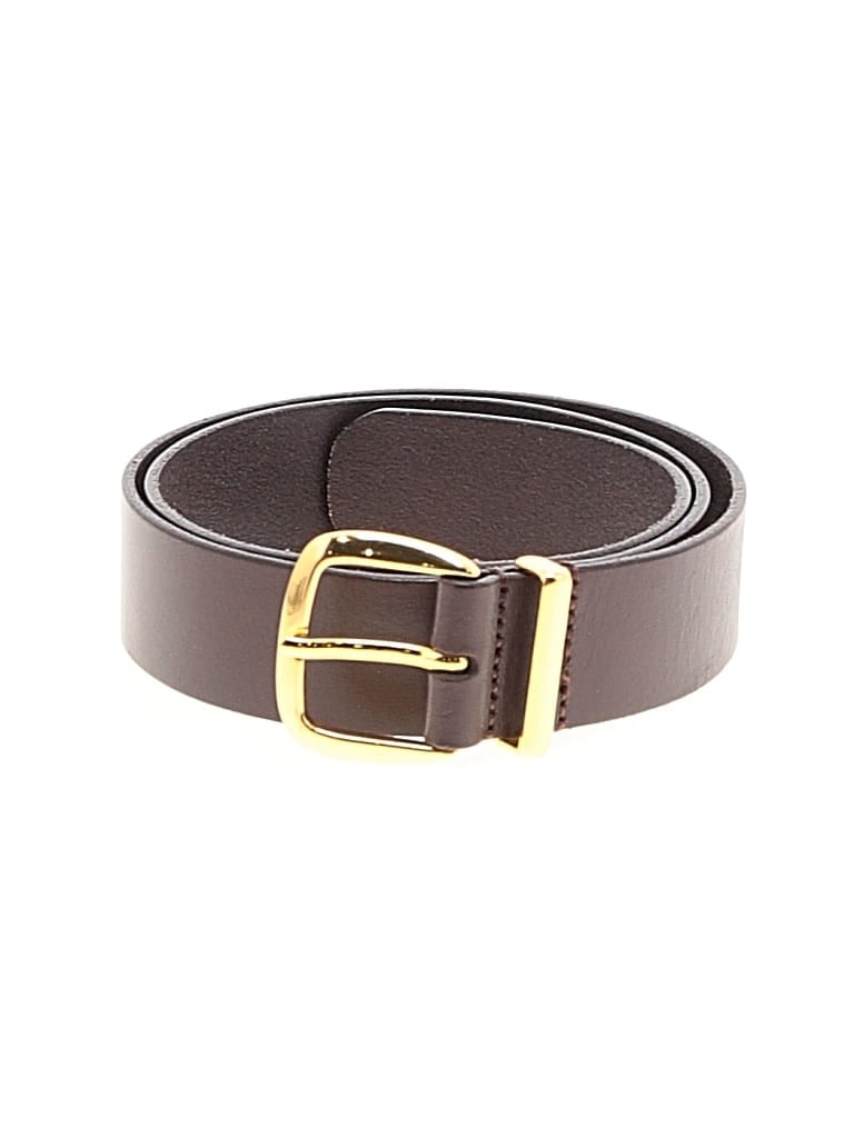 Pre-owned Madewell Leather Belt In Brown