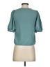 Vero Moda 100% Polyester Teal Short Sleeve Blouse Size XS - photo 2