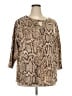 Ruby Rd. Brown 3/4 Sleeve Blouse Size 3X - photo 1