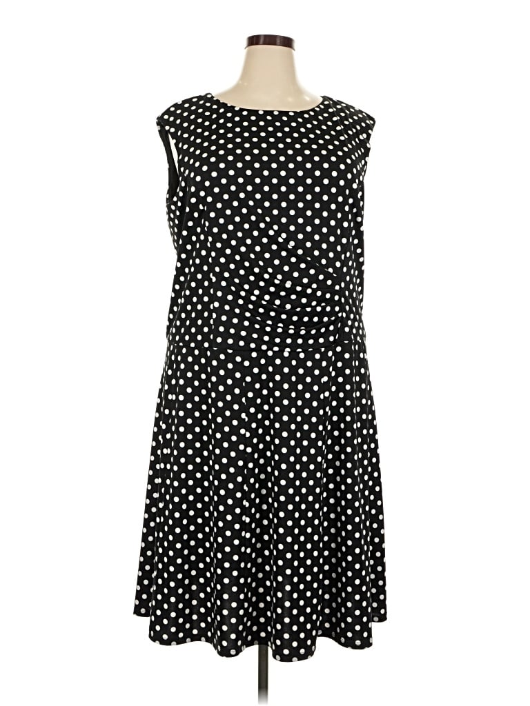 Pre-owned Perceptions Casual Dress In Black