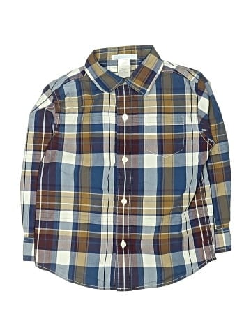Janie and Jack Long Sleeve Button-Down Shirt (view 1)
