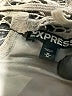 Express 100% Polyester Chevron-herringbone Gray Casual Dress Size M - photo 7