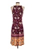 Wisp Paisley Burgundy Casual Dress Size 4 - photo 2