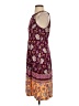 Wisp Paisley Burgundy Casual Dress Size 4 - photo 5