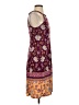 Wisp Paisley Burgundy Casual Dress Size 4 - photo 4