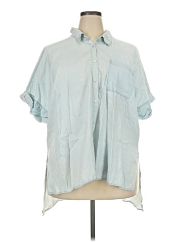 Boutique + Short Sleeve Blouse (view 1)