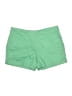 British Khaki Solid Green Shorts Size 4 - photo 1