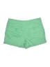 British Khaki Solid Green Shorts Size 4 - photo 2
