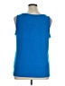 Susan Graver Blue Sleeveless Blouse Size 1X - photo 2
