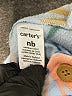 Carter's 100% Polyester Floral Blue Raincoat Size Newborn - photo 3