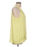 Nic + Zoe 100% Polyester Green Sleeveless Top Size L - photo 4