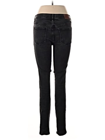 Madewell Tall 9" High-Rise Skinny Jeans in Black Frost (view 2)