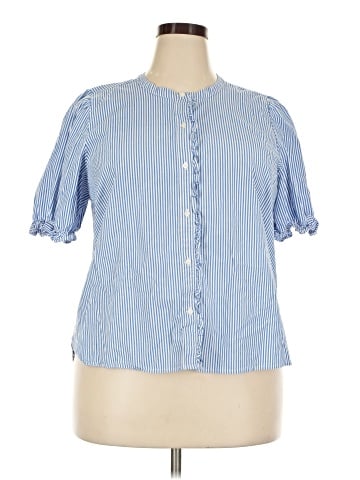 J.Crew Factory Store Short Sleeve Blouse (view 1)
