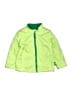 Cat & Jack 100% Recycled Polyester Solid Green Snow Jacket Size 4T - photo 1
