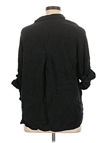 Velvet Heart 3/4 Sleeve Button-Down Shirt (view 2)