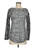 It's Our Time 100% Acrylic Tweed Gray Pullover Sweater Size M - photo 1