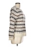J.Crew Print Ivory Pullover Sweater Size L - photo 4