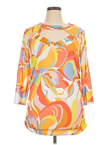 Boston Proper 3/4 Sleeve Blouse (view 1)