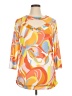 Boston Proper Orange 3/4 Sleeve Blouse Size XL - photo 1