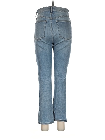 Madewell Kick Out Crop Jeans in Mather Wash (view 2)