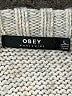 Obey Solid Silver Pullover Sweater Size L - photo 7