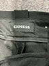 Express 100% Polyester Solid Black Casual Pants Size 0 - photo 4