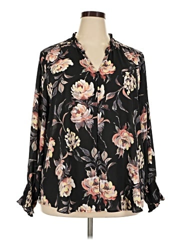 Maurices 3/4 Sleeve Blouse (view 1)
