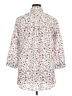 Lands' End Floral Ivory 3/4 Sleeve Button-Down Shirt Size 16 - photo 2