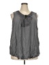 Torrid Gray Sleeveless Blouse Size 3X Plus (3) - photo 1