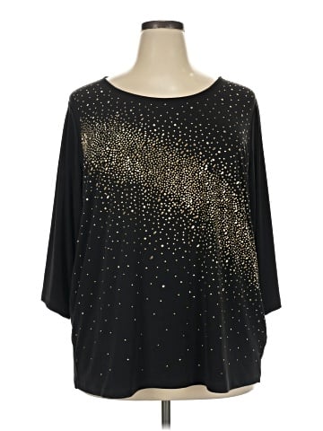 Susan Graver 3/4 Sleeve Top (view 1)