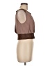 Double Zero 100% Polyester Brown Sleeveless Blouse Size M - photo 4