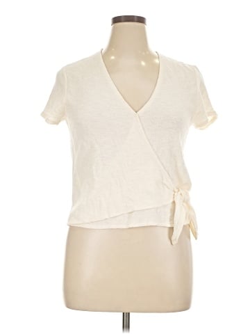 Madewell Texture &amp; Thread Wrap-Tie Top (view 1)