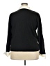 Studio Works Color Block Black Long Sleeve Blouse Size 2X - photo 2