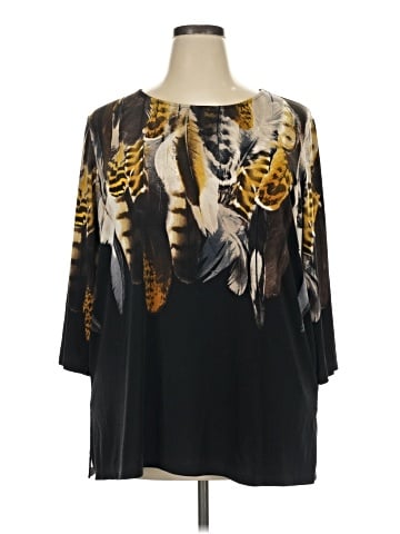 Susan Graver 3/4 Sleeve Blouse (view 1)