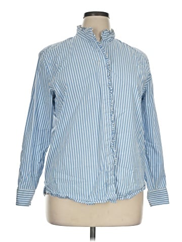 Crown & Ivy Long Sleeve Button-Down Shirt (view 1)