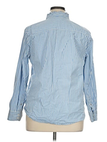 Crown & Ivy Long Sleeve Button-Down Shirt (view 2)