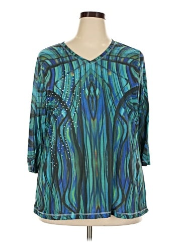 Fashion Bug 3/4 Sleeve Blouse (view 1)