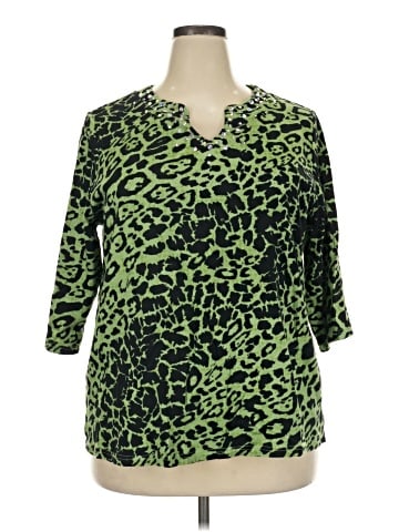 Quacker Factory 3/4 Sleeve Blouse (view 1)